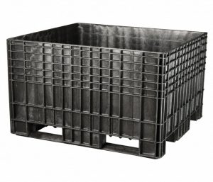 Fixed wall bulk container on a white background.