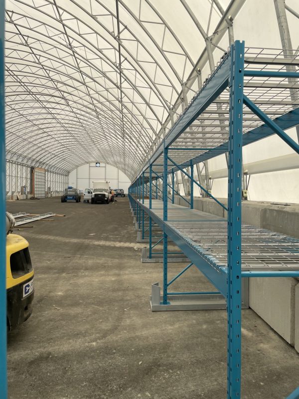 Selective pallet racking install