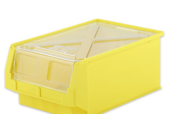 Heavy duty storage bin lids