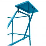 Blue ladder shelf tray