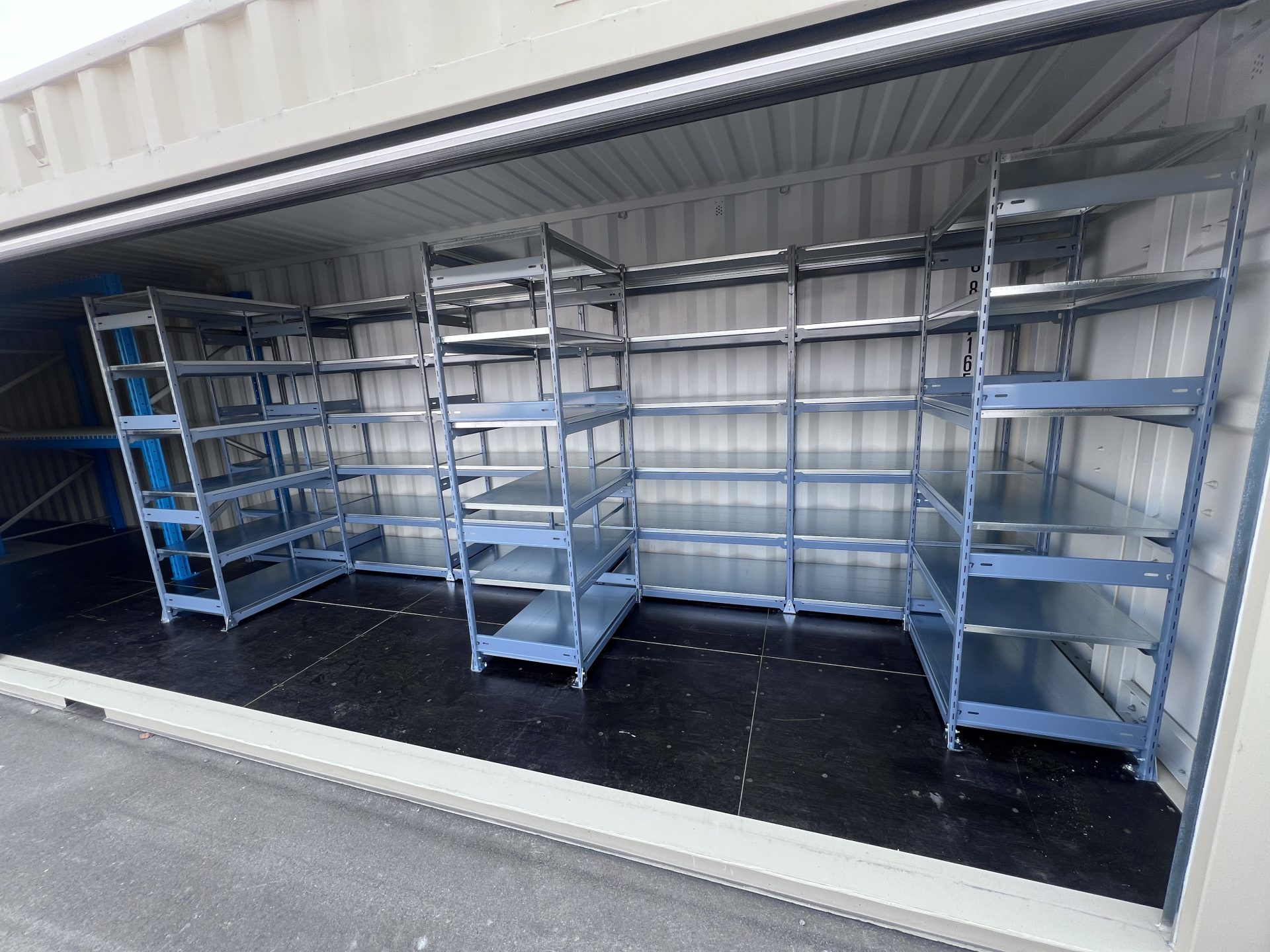 e-z-rect type 1 shelving installed