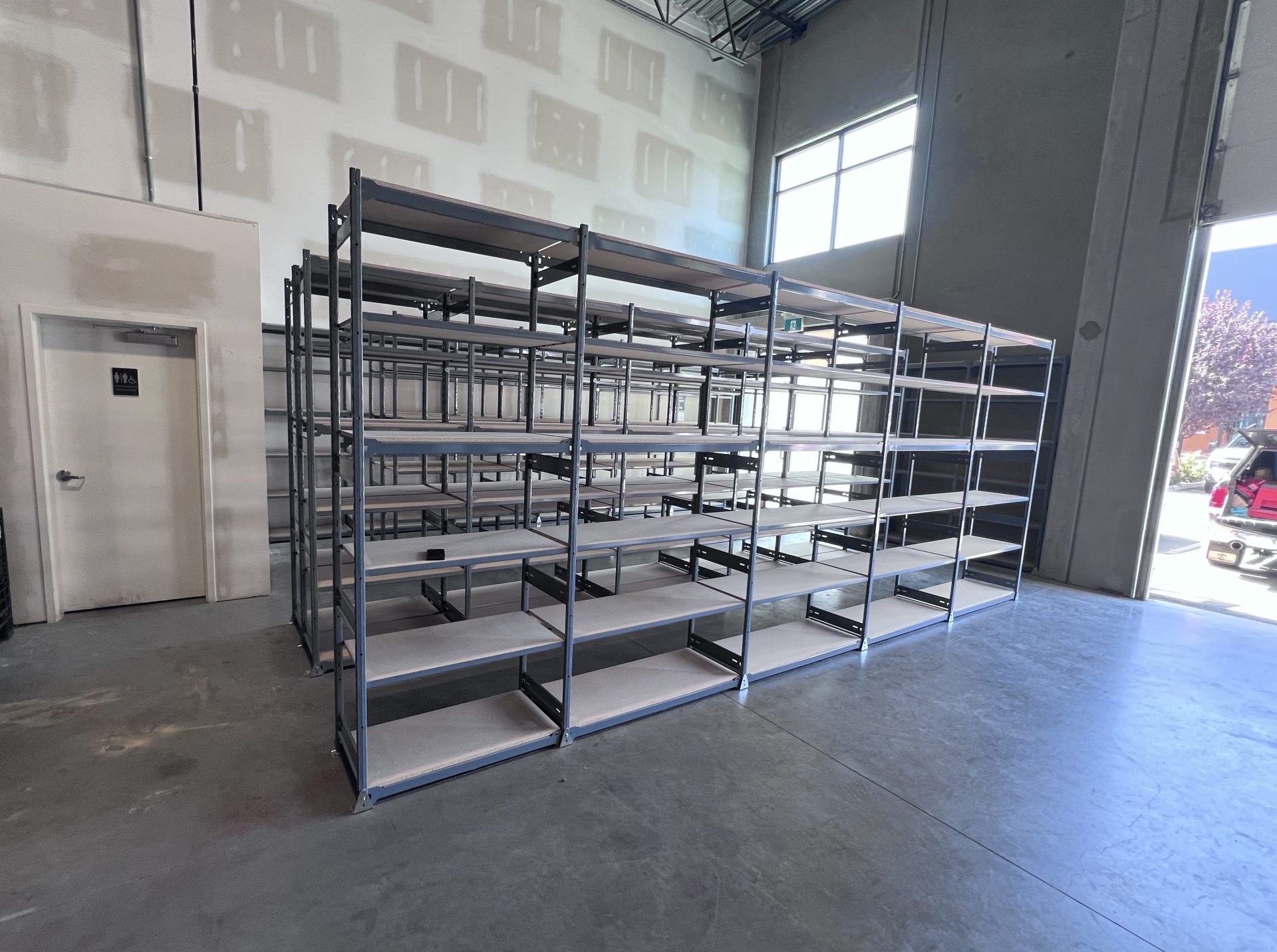 e-z-rect type 1 shelving installed in warehouse
