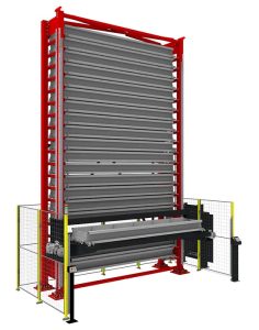 Bar stock vertical lift system.