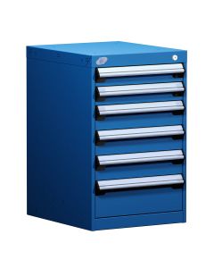 Rousseau "L" compact cabinet, blue, heavy duty