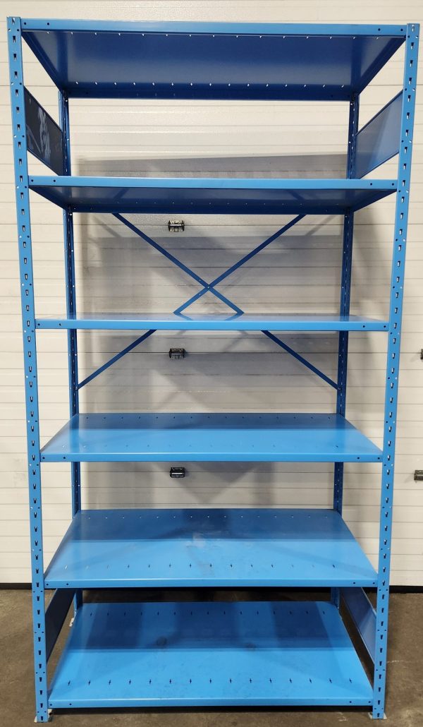 Clearance Rousseau Spider Shelving Unit6 Shelves Commander Warehouse