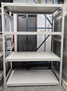 Clearance trimline shelving unit