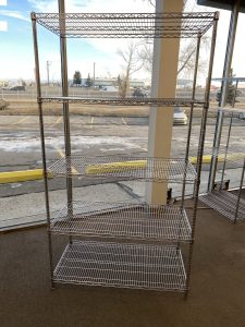 wire mesh shelving 998/CWS742436-4S 998/CWS862448-5S