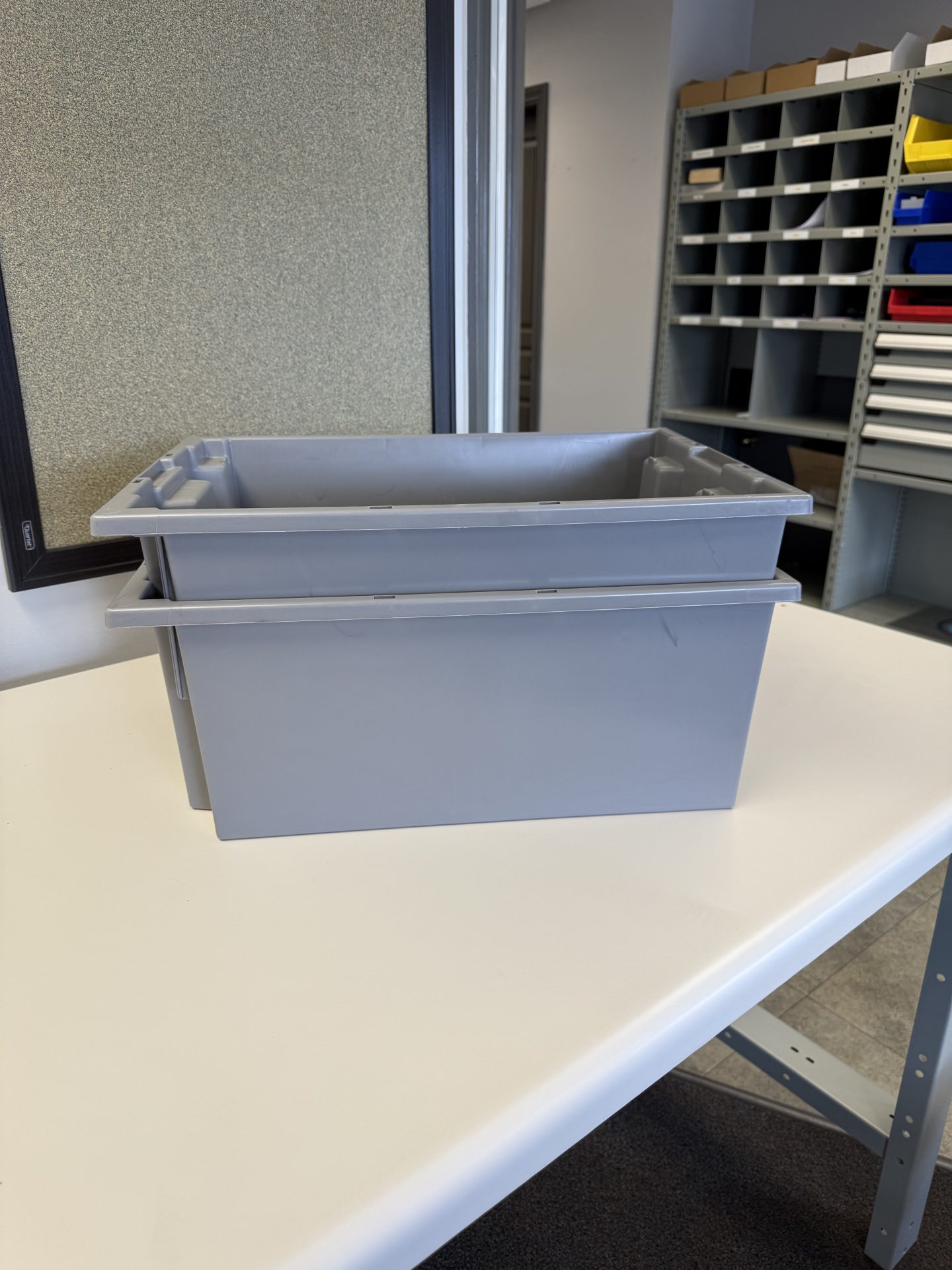 stack and nest tote for storage