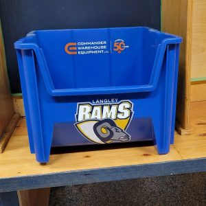 Langley Rams football team totes for locker room