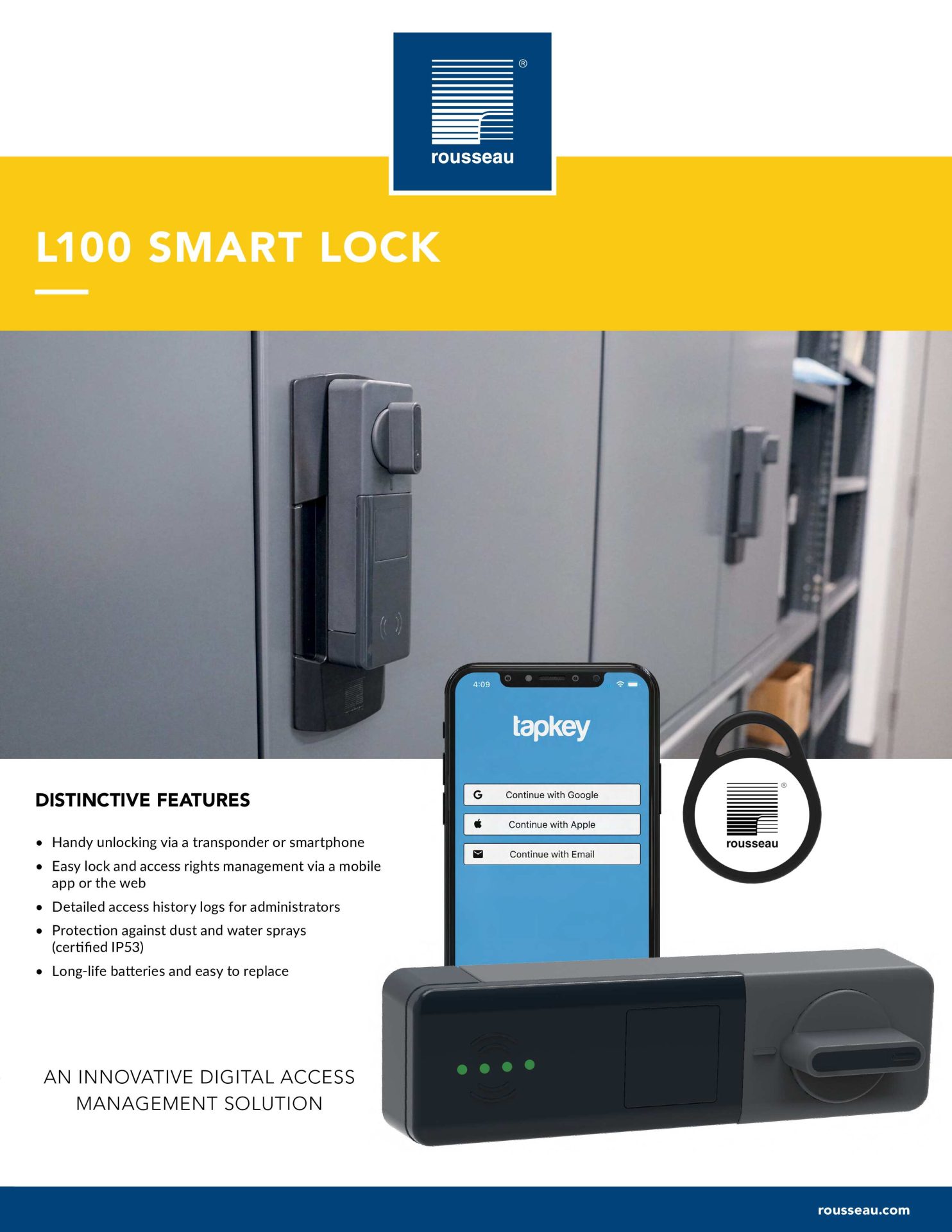 L100-Smart-Lock cover page
