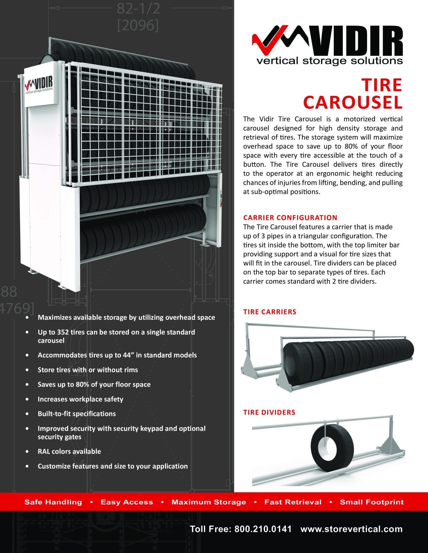 Vidir Tire Carousel Brochure Cover