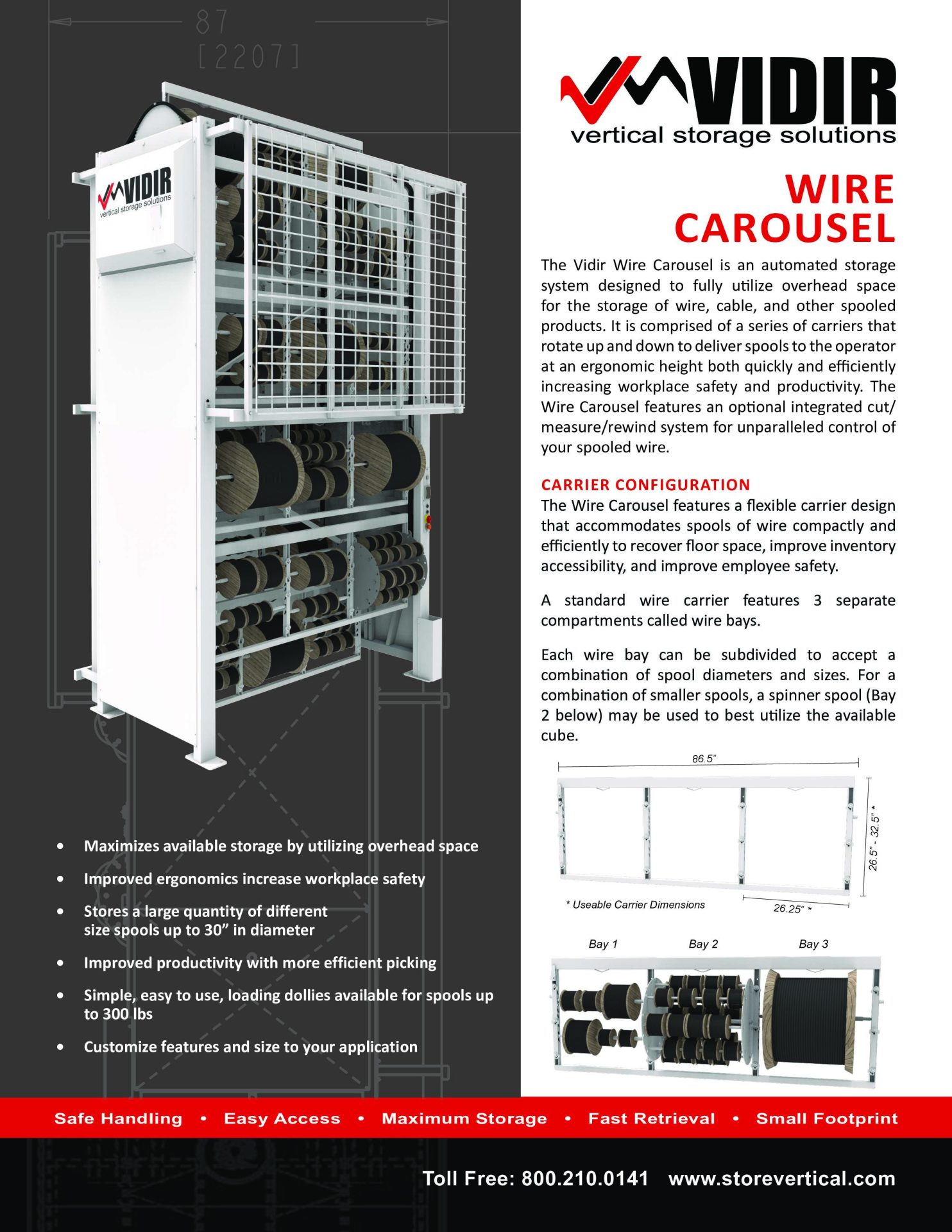 Vidir Wire Carousel Brochure Cover